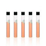 Test Tubes with Black Caps, 15ml, Pack of 20