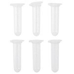 500Pcs 2ml Clear Plastic Vials for Samples
