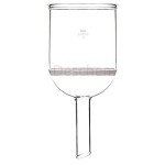 Deschem 2000ml Glass Buchner Funnel with Coarse Filter