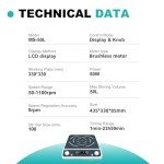 JOANLAB Digital Magnetic Stirrer Plate 50L mixer