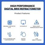 Digital Brix Refractometer with LCD Display