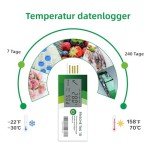 Freshliance USB Temperature Data Logger with LCD Display