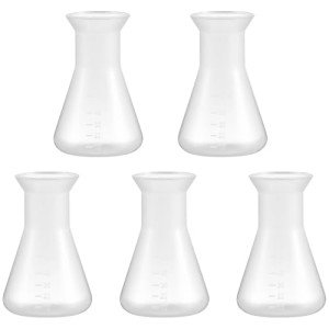 Erlenmeyer Flask Set - 5pcs 50ml Plastic