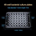 48 Well Sterile Bacterial Culture Dishes, Pack of 10