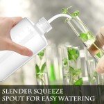 8-Pack 500ml Plastic Squeeze Wash Bottles