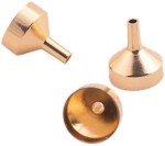 6-Piece Mini Metal Funnels for Filling Bottles
