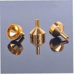 6-Piece Mini Metal Funnels for Filling Bottles
