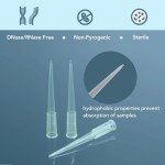 VISOSCI 200UL Yellow Pipette Tips - 96 Pack