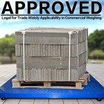 48" x 48" Industrial Floor Scale, 10,000 LB Capacity