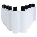 10 Pack of 8oz Squeezable Plastic Bottles