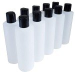 10 Pack of 8oz Squeezable Plastic Bottles