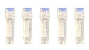 2ML Self-Standing Cryogenic Vials with Seal, 100 Pack