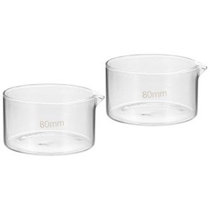 150ml Borosilicate Glass Crystallizing Dishes - 2 Pack