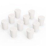 FunChem 2# White Rubber Stoppers (10 Pack)