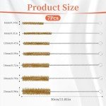 Brass Wire Tube Brush Set - 7 Sizes