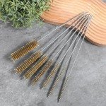 Brass Wire Tube Brush Set - 7 Sizes