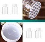 8 PCS Clear Empty Plastic Lab Bottle Set 20ML