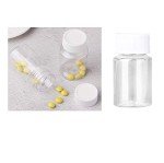 8 PCS Clear Empty Plastic Lab Bottle Set 20ML