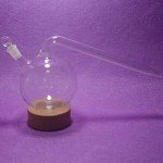 500ML NANSHIN Glass Retort Flask for Labs