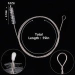 Extra Long Flexible Drain Brush - 150cm (2 PCS)