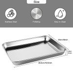 GETTON Stainless Steel Surgical Tray Set, 3 Pcs
