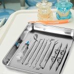 GETTON Stainless Steel Surgical Tray Set, 3 Pcs