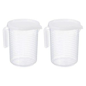 PATIKIL 1000ml Graduated Beaker Set - 2 Pack