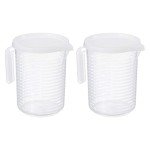 PATIKIL 1000ml Graduated Beaker Set - 2 Pack