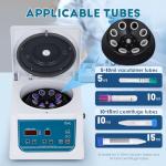 Centrifuge Machine for Lab, 100-4000RPM, 8x15ml