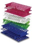 Blue Full-Size Test Tube Rack for 72 Tubes