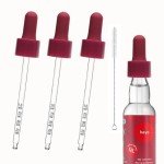 Bubly Drops Compatible Glass Dropper Pipettes - 3 Pack
