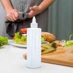 8 Oz Squeeze Bottles with Twist Cap - 2 Pack