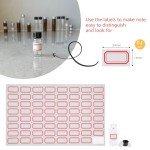 Clear Glass Vials with Screw Caps - 50PCS