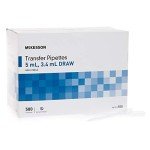 McKesson 5 mL Non-Sterile Transfer Pipettes, 500 Count