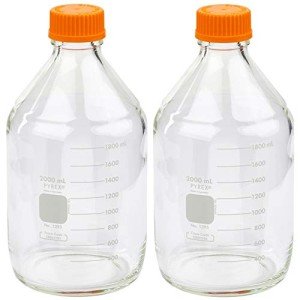 Corning PYREX 2000ml Round Media Storage Bottles