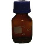 Karter Scientific 50ml Amber Glass Media Bottles
