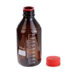 Amber Glass 1000 mL Lab Storage Bottle Set