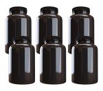 Mountain West Plastic Pill Bottles - 6 Pack