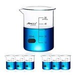 Maccx 50ml Borosilicate Glass Beakers, Pack of 6