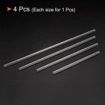 Borosilicate Glass Stir Rods - 4 Lengths Set
