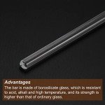 Borosilicate Glass Stir Rods - 4 Lengths Set