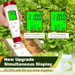 4-in-1 pH and EC Meter for Hydroponics
