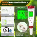 4-in-1 pH and EC Meter for Hydroponics