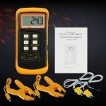 Dual Channel K Type Thermocouple Thermometer with Probes
