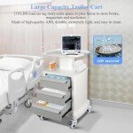 Mobile Ultrasound Cart with 3 Drawers for Imaging