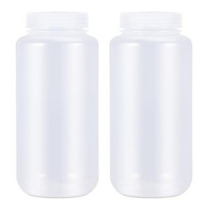 UMETASS 33.8 oz Leak-proof Lab Reagent Bottles (2)