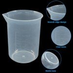 12 Pack of 50ml Plastic Graduated Beakers