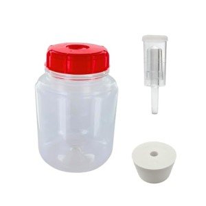 1-Gallon Plastic Wine Carboy with Airlock System