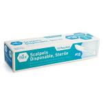 MED PRIDE Sterile Stainless-Steel Scalpel Blades - Pack of 10