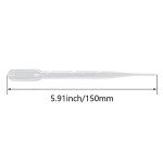 Bettomshin 3ml Clear Graduated Plastic Pipettes - 200pcs